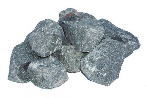 Камни для каменки Габбро-Диабаз, 20 кг (колотый)
