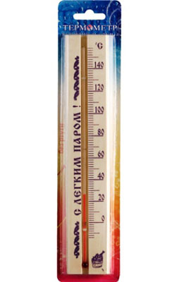 Термометр для бани и сауны малый (ТБС-41) блистер